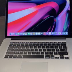 Apple MacBook Pro 15” Retina Intel Quad Core I7, 16GB DDR3 RAM 256GB SSD DRIVE $275