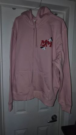 Mickey and Minnie zip up hoodie