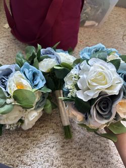 Bridesmaids Bouqet blue