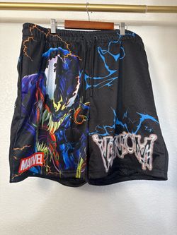 *NEW* SIZE 2XL SPIDER MAN VENOM MESH SHORTS