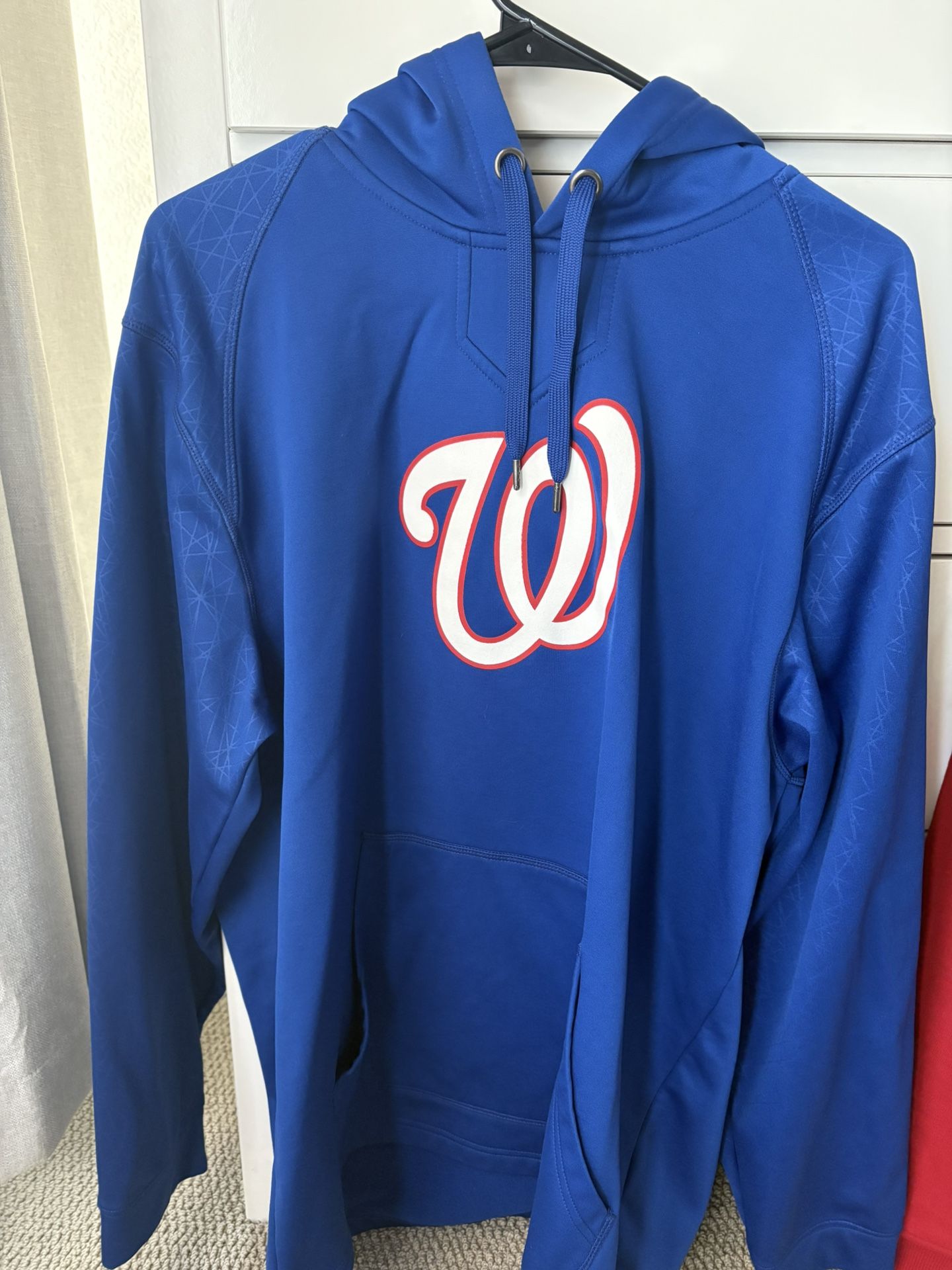 Blue Washington Nationals Hoodie Size L