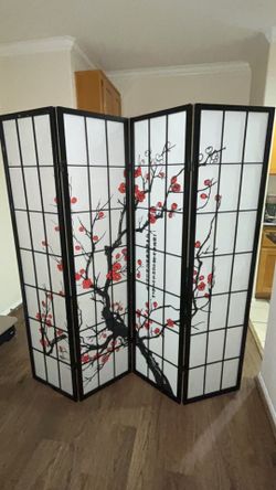 6ft Room divider, privacy screen
