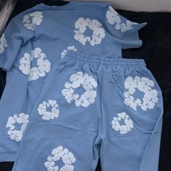 Denim tier shirt set (Brand New) 