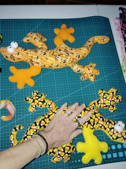 Halloween gecko stuffed animals