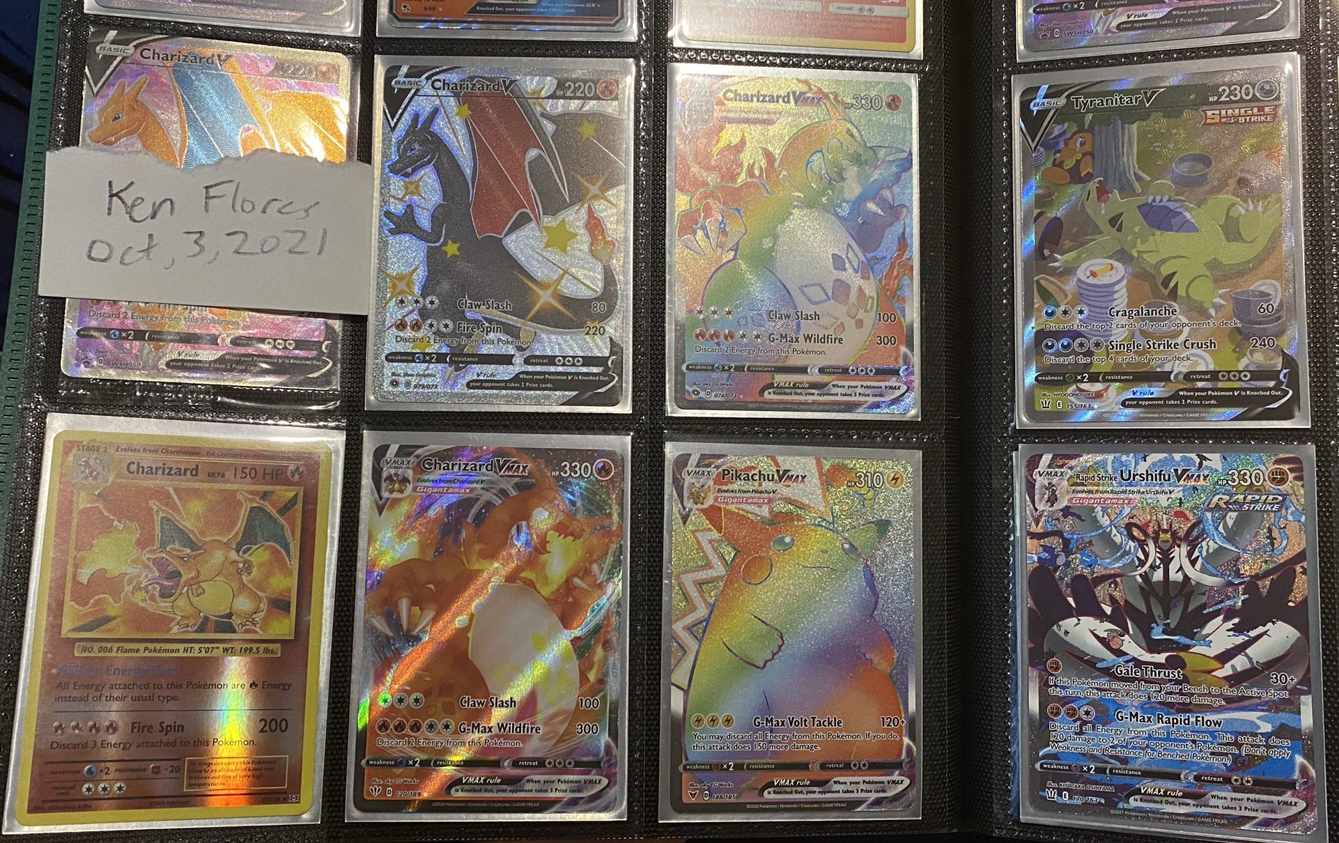 Pokémon Cards For Trade Or Sell Charizard Pikachu Tyranitar Urshifu