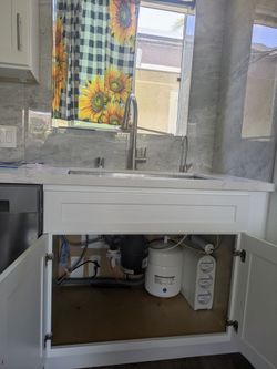 New reverse osmosis system with warranty and setup