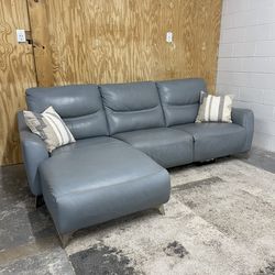 Leather 3 Piece Sectional
