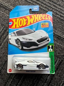 Hot Wheels White Rimac Nevera – Brand New | Green Speed