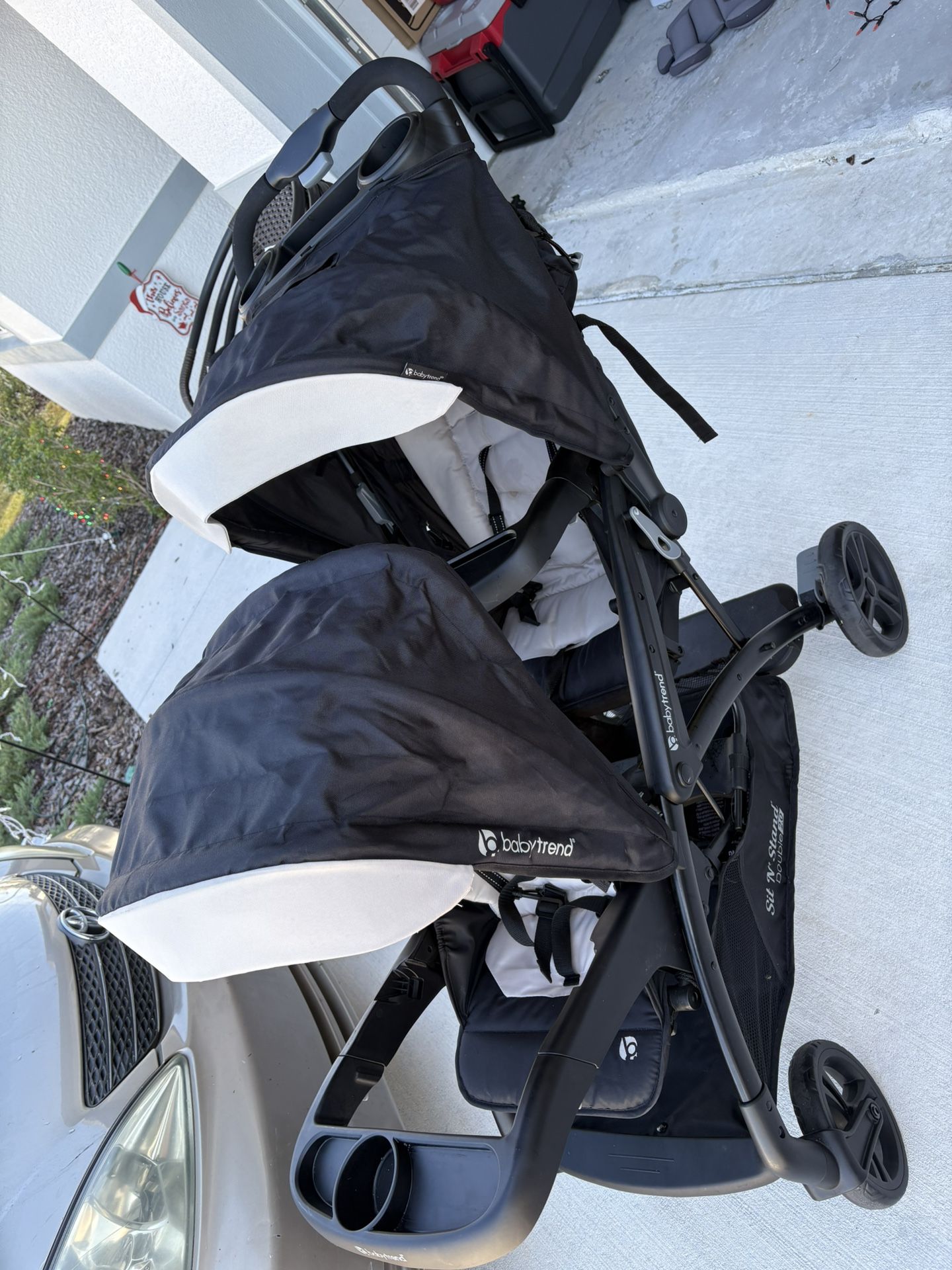 Double Stroller With Car Seat