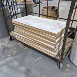 White Melamine Wood Shelves 