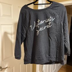 Victoria’s Secret Charcoal Grey Sequence Sweatshirt