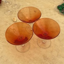 Glass Martini Daiquiri Or Margarita Set