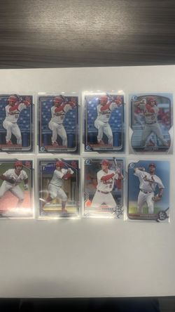 St. Louis Cardinals Bowman chrome lot