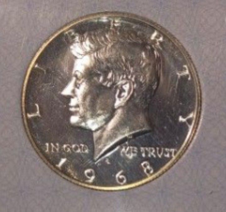 1968 PR69 Kennedy Half Dollar
