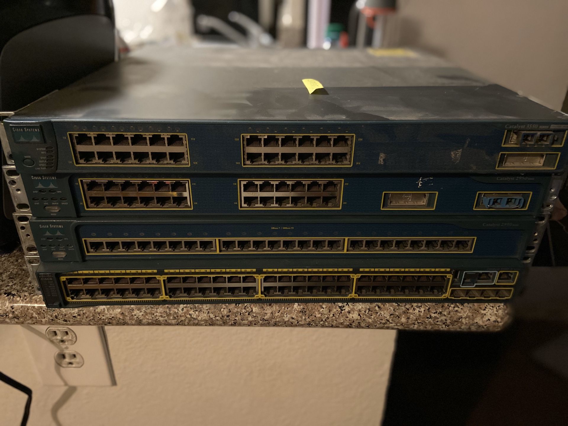 Cisco Switchs Routers CCNA CCENT Home Lab Equipment