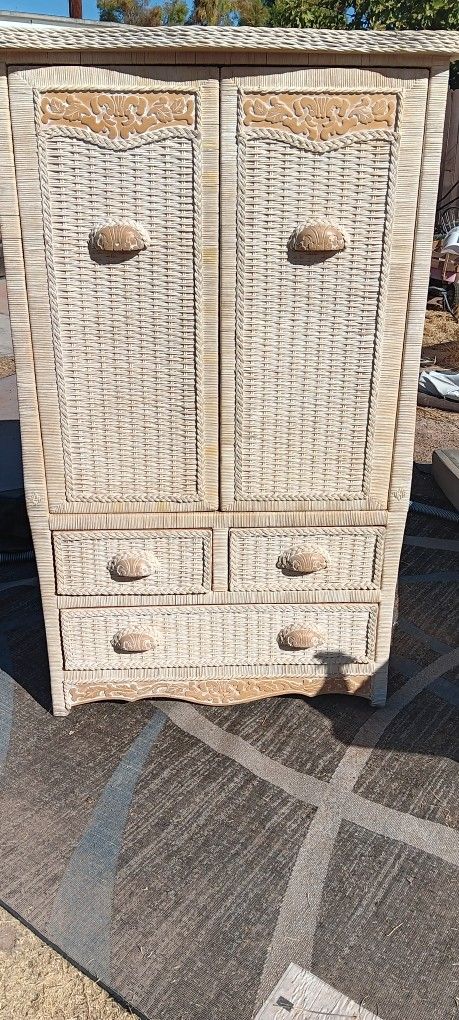 Vintage Armoire About 50 Years Old In Very Good Condition 