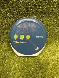 Sony Walkman D-EJ360 Psyc Blue Portable CD Player G-Protection Tested Working