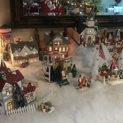 Original Dept 56 Snow Village Set