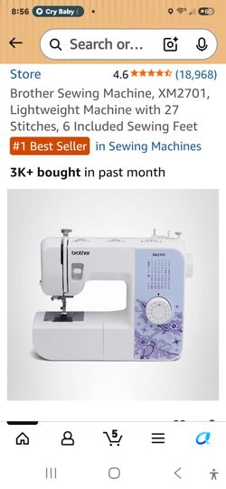 Brother xm2701 sewing machine