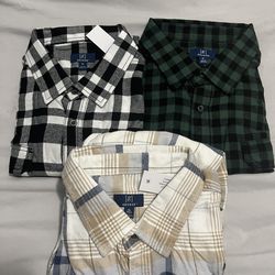 George Men's and Big Men's Flannel shirt Size XL