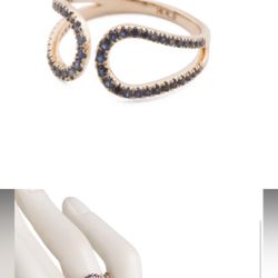 New Sapphire Ring Size 6