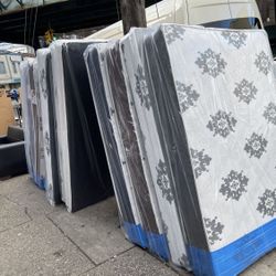 New Queen mattress and boxspring available In all sizes! We deliver