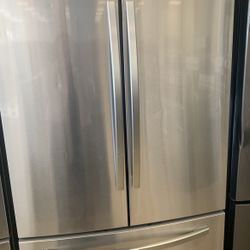 Samsung 36” French Door Fridge Stainless Working Perfectly 4 Month Warranty .