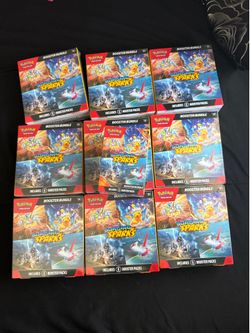 Surging sparks booster bundles (9)