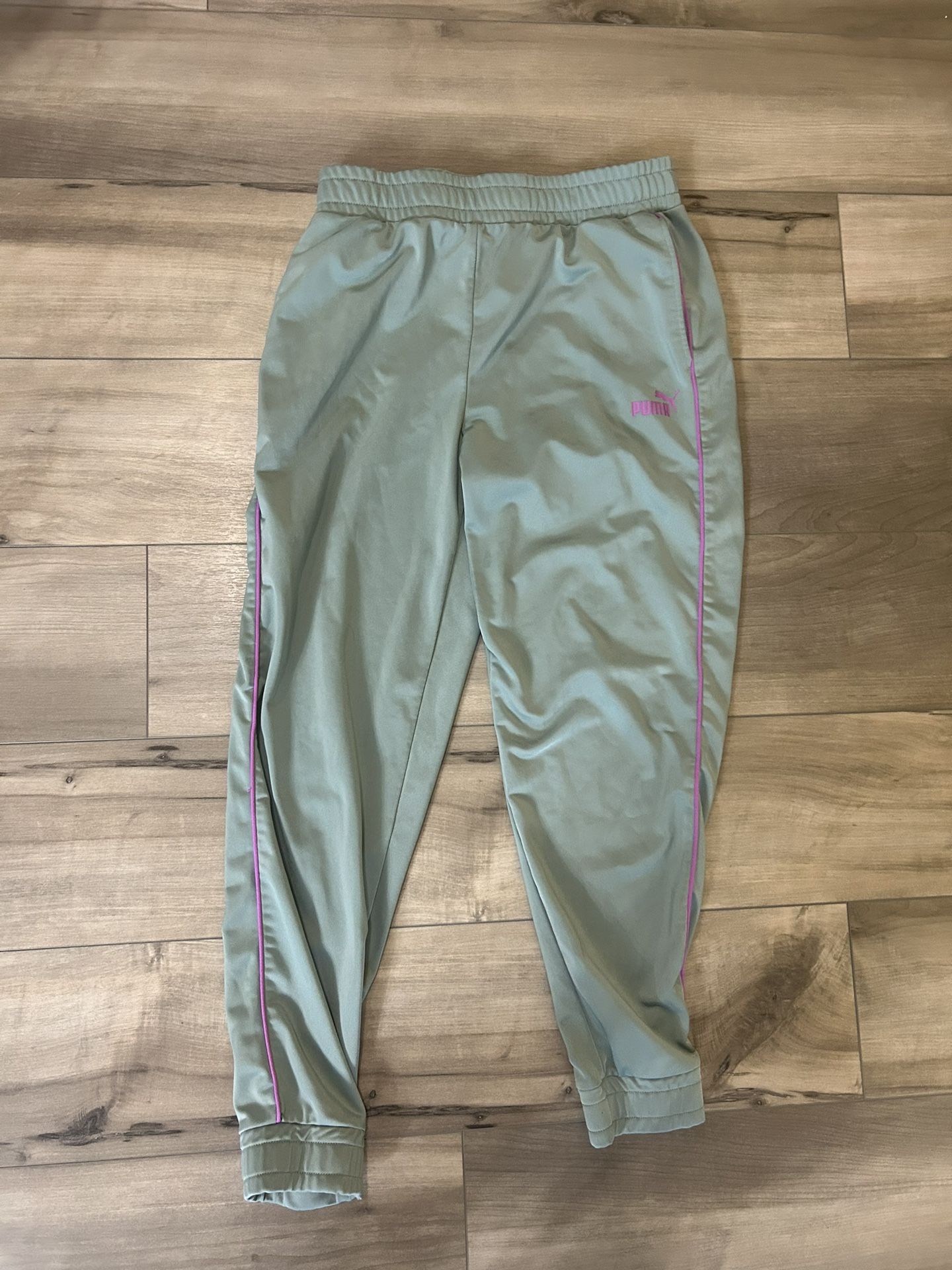 Puma Womens Sweatpants Grey Medium