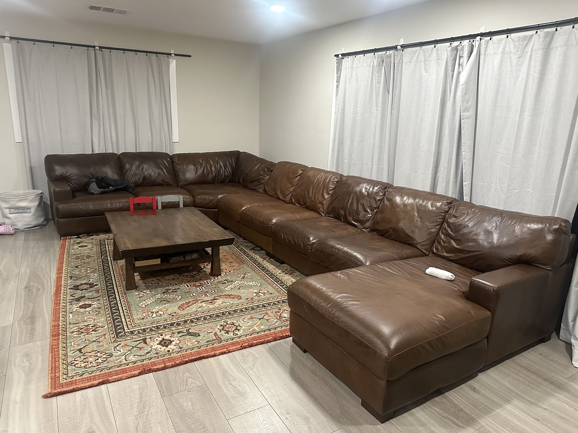 Leather sofas 