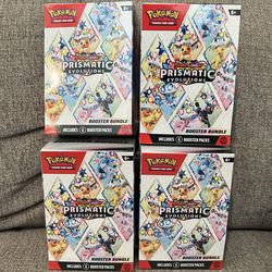 Prismatic evolutions booster bundles