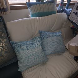 White Leather Futon