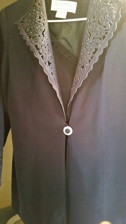 2pc navy blue suit