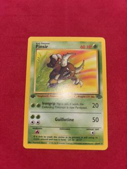 Pokemon Pinsir 1st Edition Non-holo Rare Jungle Set