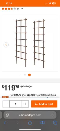 Large Wooden Trellis
