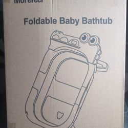 Morefeel Baby Bathtub Foldable Pink