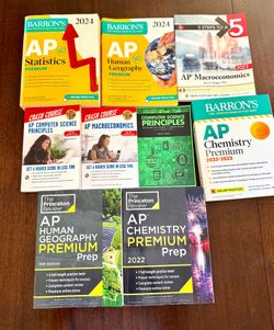 AP Test Prep textbooks - All for $50