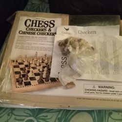 Solid Wood Chess,Checkers Chinese Board