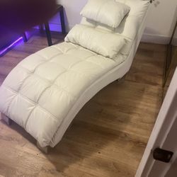 White Leather Couch