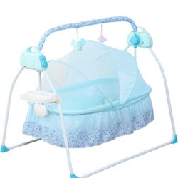 Electric Baby Crib Cradle 