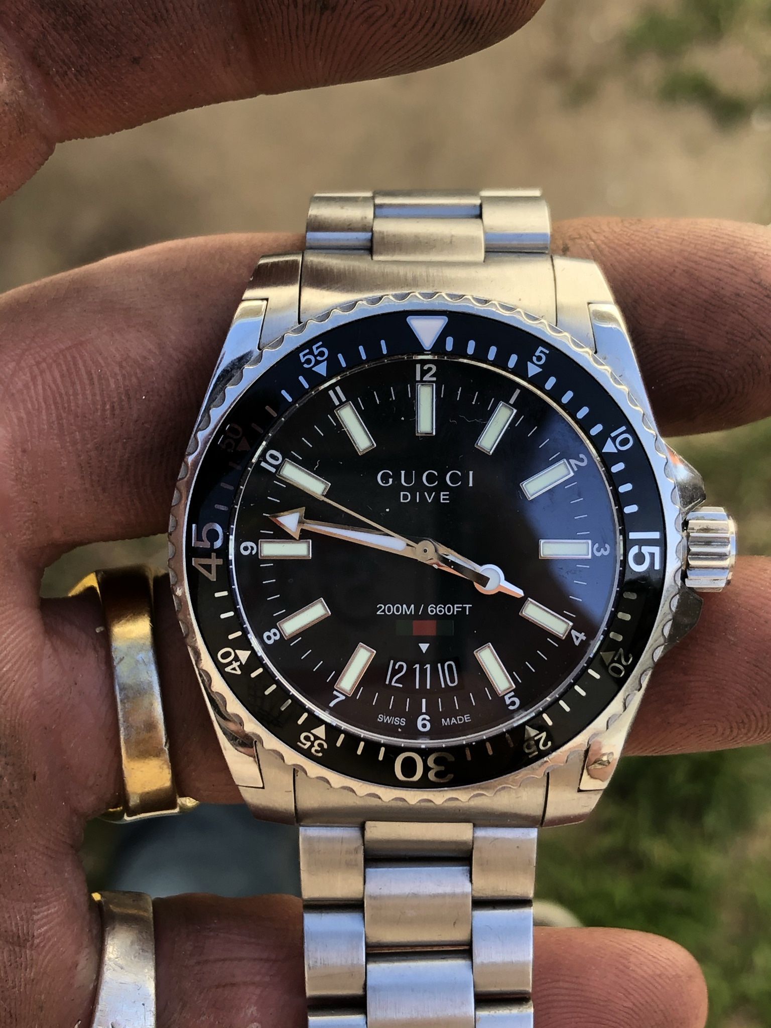Authentic Gucci Diver Watch