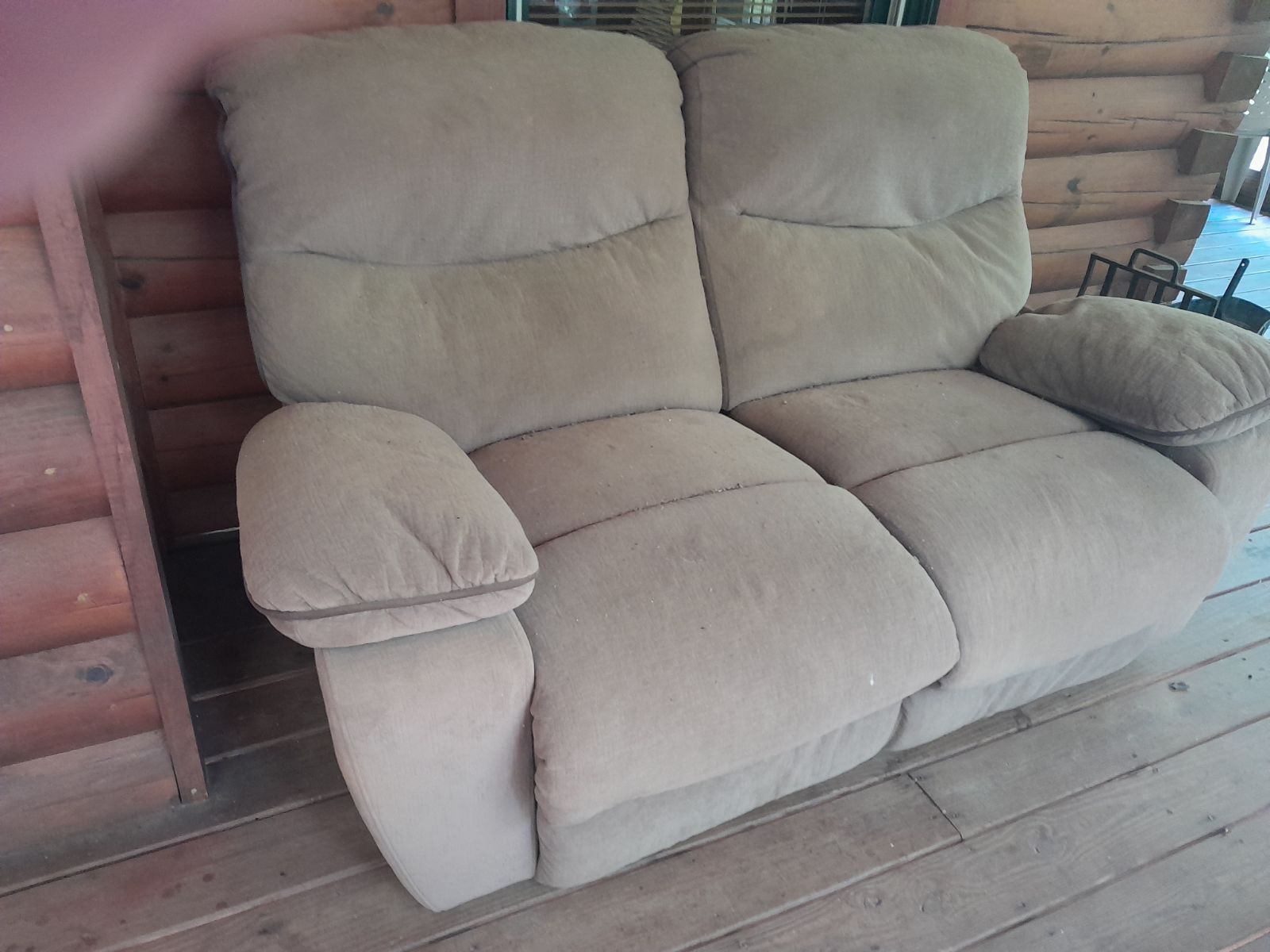 Dual Reclining Love seat