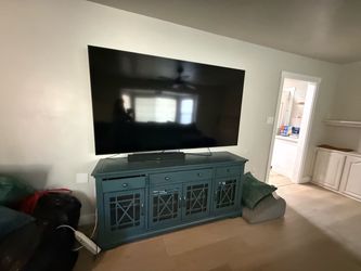Belle Blue 70'' TV/Console Stand