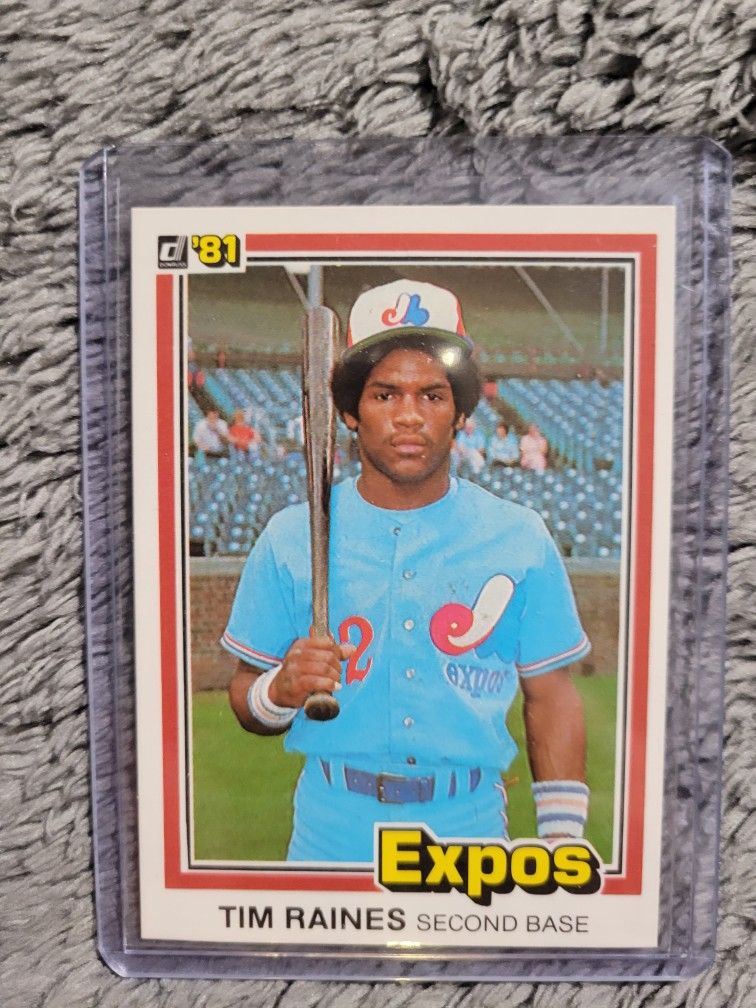 1981 Topps Tim Raines Rookie Card.