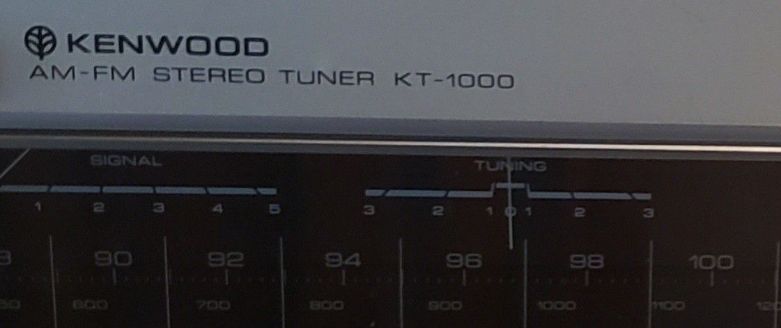 Kenwood KT 1000 Tuner