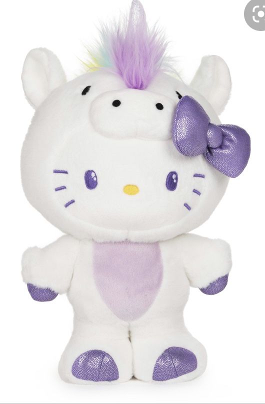 Hello kitty dressed as unicorn