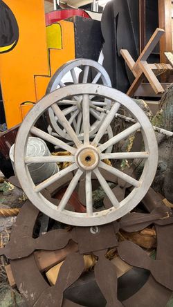 Set of 4 24” Steel Wagon Wheels
