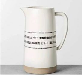 Hearth and Hand  Stoneware Pitcher