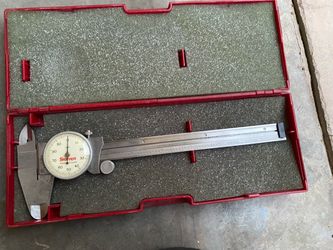 Starrett Dial Caliper with Case