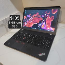 Windows 11 pro Lenovo thinkpad. 8 GB ram. SSD. Delivery Available. Se Habla Español. 